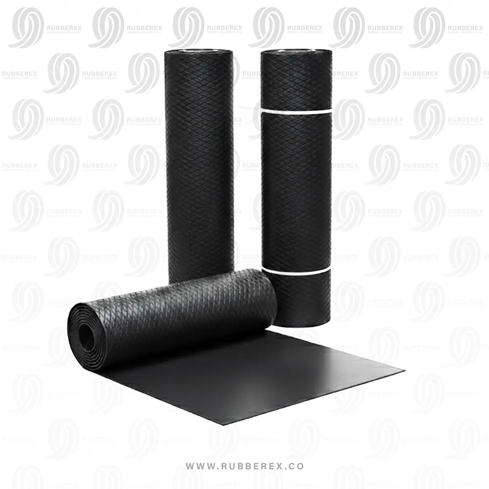 ورق لاستیکی آجدار (شیاردار)