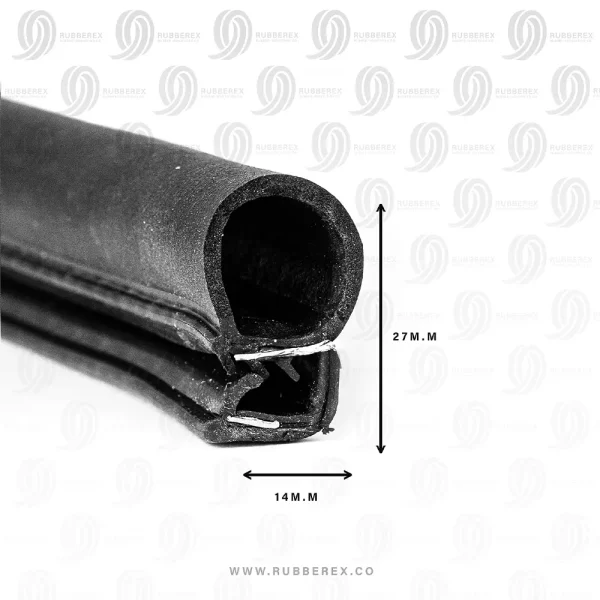 Peykan Door Rubber Seal Black Inner Layer