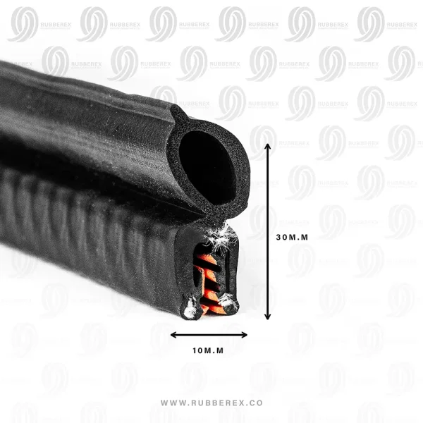 Peykan Trunk Rubber Seal Red Inner Layer