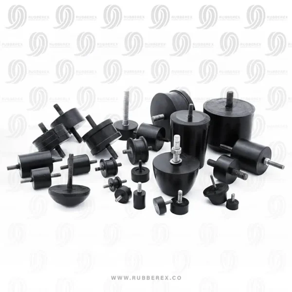 Rubber Bumper with Threaded Stud